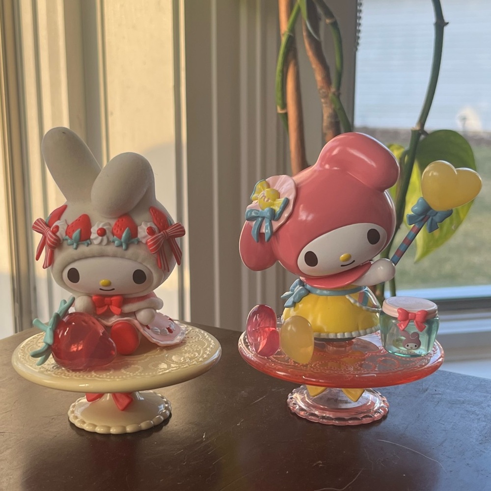 bundle of 2 my melody afternoon tea party blind box figures